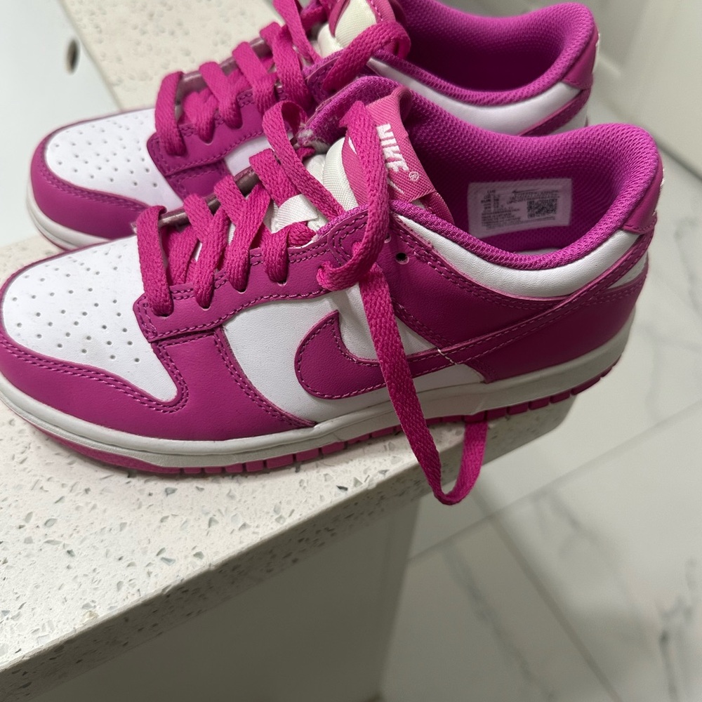 Nike Fuchsia and White Athletic Shoes